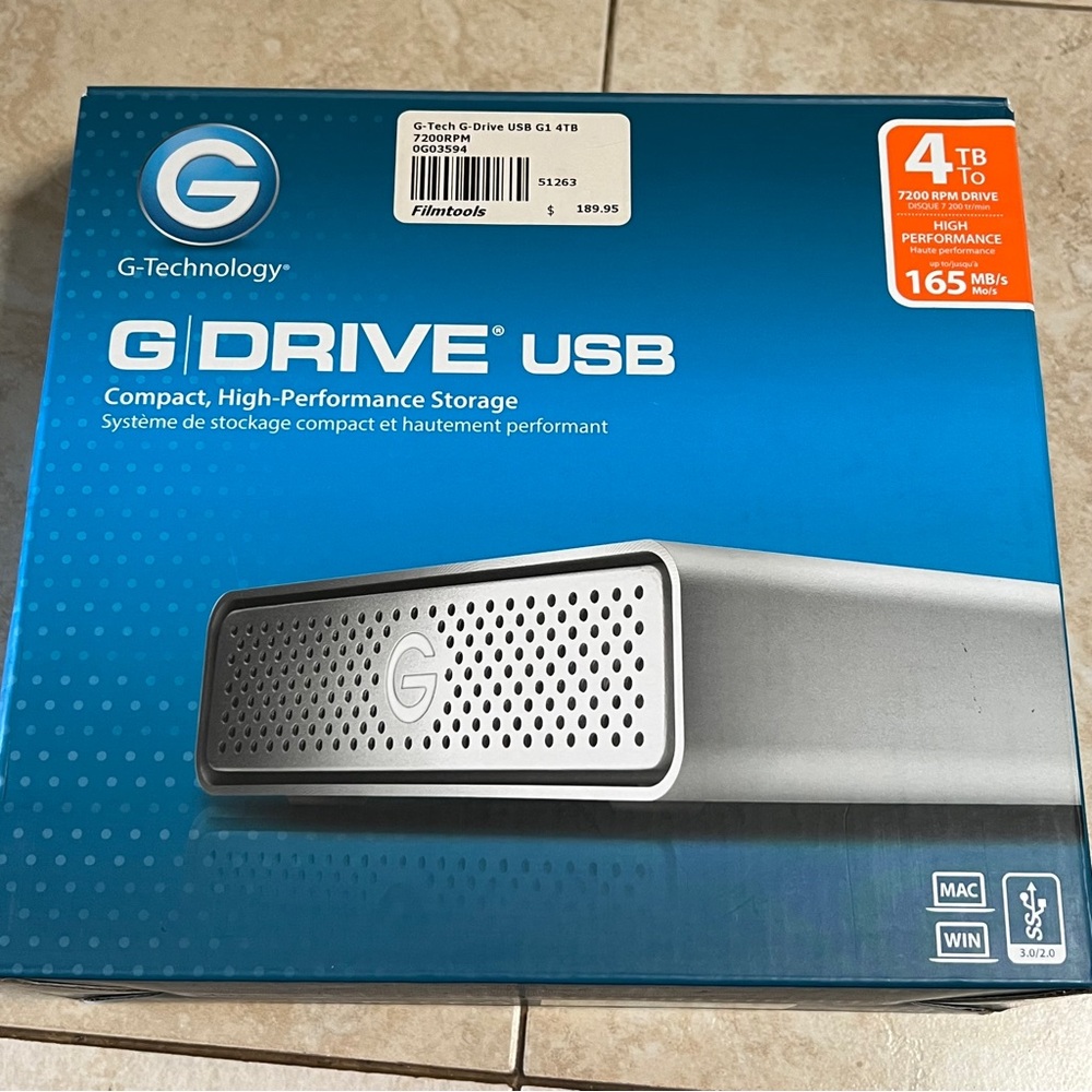 G-DRIVE USB 4TB External Hard Drive